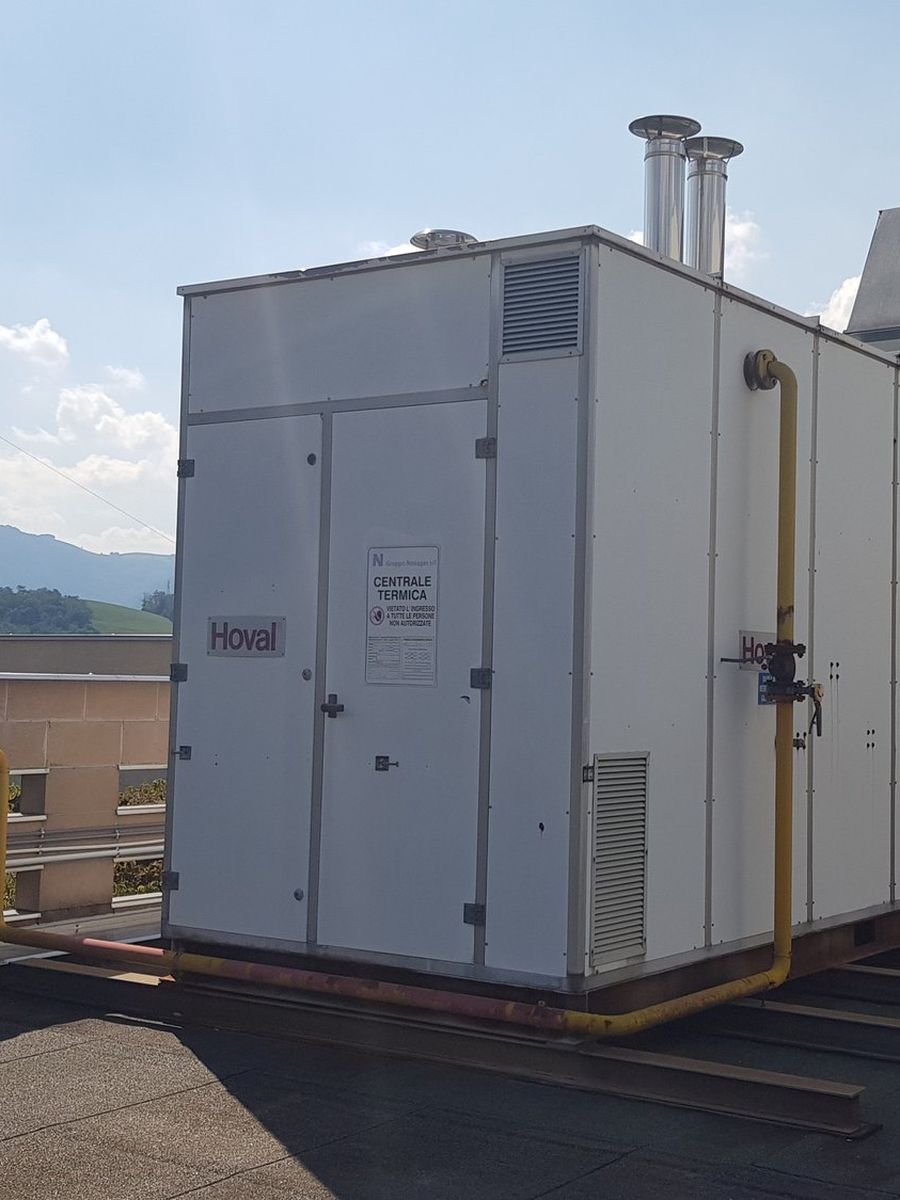 Centrale termica monoblocco in copertura