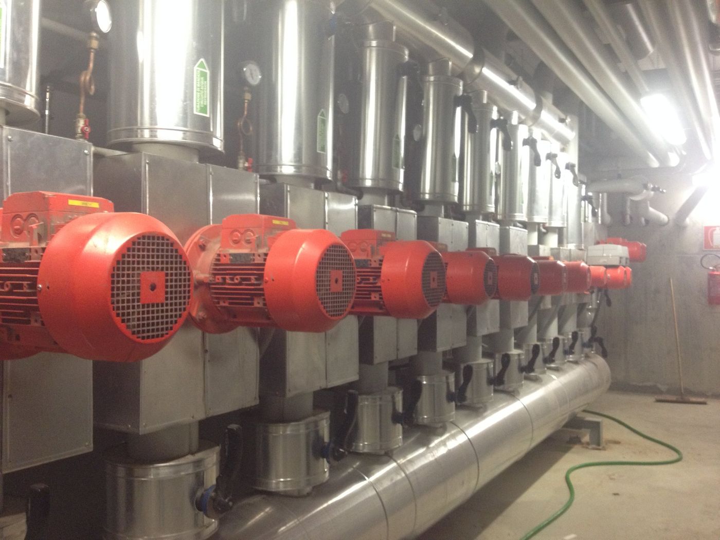 Batteria di pompe in cunicolo tecnico